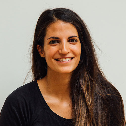 Woman smiling omega watch staff