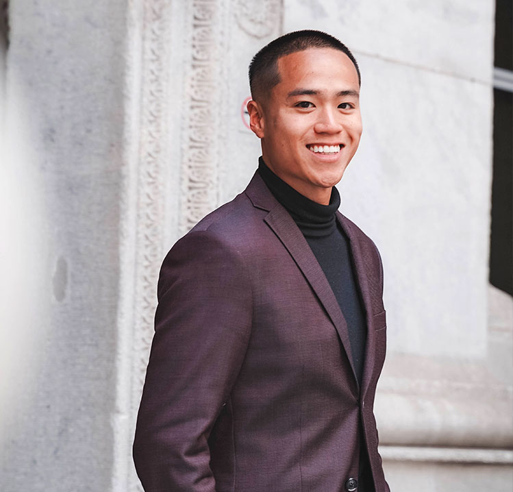 Man smiling omega online watch staff